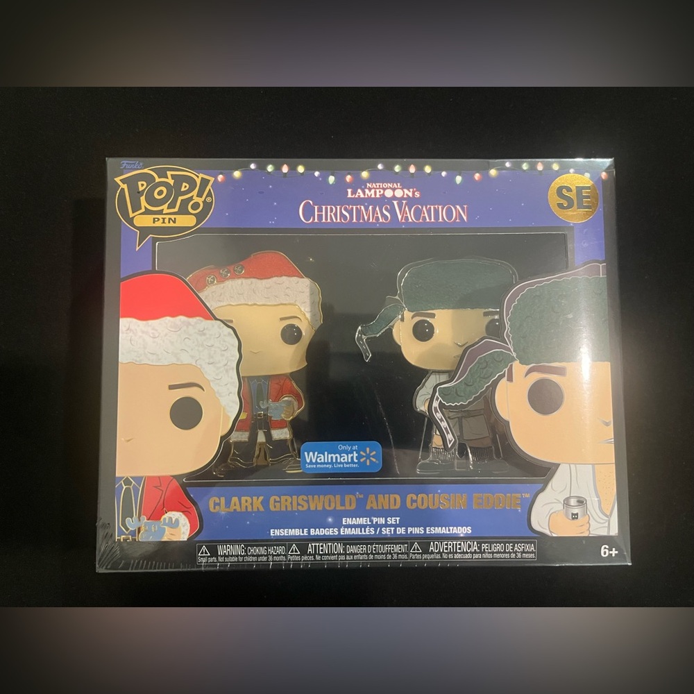 FUNKO POP! Pin Clark Griswold & Cousin Eddie Pin Set Walmart Exclusive